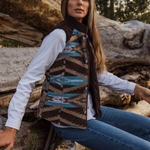 NEW Women’s Outback Brown Aztec Maybelle Vest